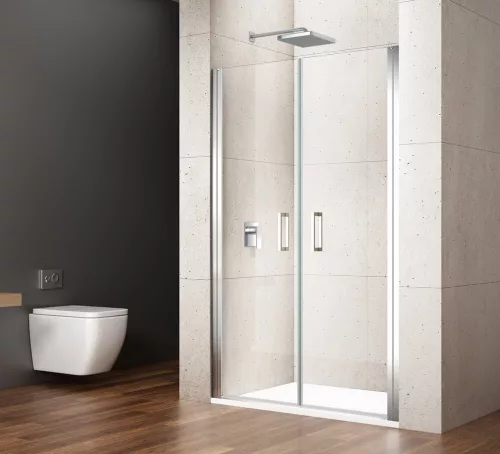 Zuhanyajtó, Sapho Gelco LORO duplaszárnyas nyílóajtó, 90 cm GN4390