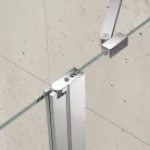 Zuhanyajtó, Sapho Gelco LORO nyílóajtó fix résszel, 100 cm GN4610