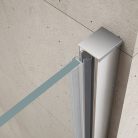 Zuhanyajtó, Sapho Gelco LORO nyílóajtó fix résszel, 90 cm GN4690