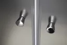 Zuhanyajtó, Aqualine PILOT duplaszárnyas nyílóajtó, 80 cm, matt üveg PT082