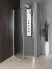 Zuhanyajtó, Aqualine PILOT nyílóajtó, 100 cm, matt üveg PT100