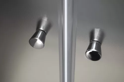 Zuhanyajtó, Aqualine PILOT duplaszárnyas nyílóajtó, 100 cm, matt üveg PT102