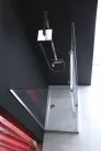 Fix fal, Sapho Polysan ALTIS LINE oldalfal, 80 cm, króm AL5915C