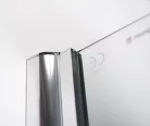 Fix fal, Sapho Polyasn LUCIS LINE oldalfal, 90 cm, króm DL3415