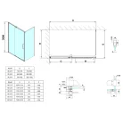 Fix fal, Sapho Polysan ROLLS LINE oldalfal, 90 cm RL3315