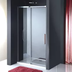  Zuhanyajtó, Sapho Polysan ALTIS LINE tolóajtó, 130 cm, króm AL4015C