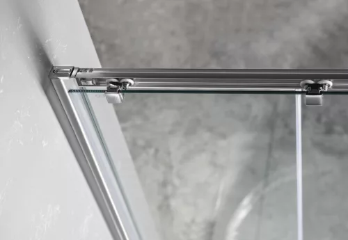 Zuhanyajtó, Sapho Gelco SIGMA SIMPLY tolóajtó, 130 cm, króm GS1113