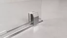 Zuhanyajtó, Sapho Polysan MODULAR SHOWER tolóajtó fix résszel 140 cm MS5-140