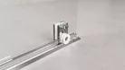 Zuhanyajtó, Sapho Polysan MODULAR SHOWER tolóajtó fix résszel 140 cm MS5-140