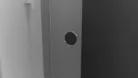 Zuhanyajtó, Sapho Polysan MODULAR SHOWER tolóajtó fix résszel 140 cm MS5-140