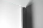 Walk-in, Aqualine Walk-in Fix zuhanyfal, 90x190cm, matt üveg WI090