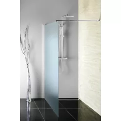   Walk-in, Aqualine Walk-in Fix zuhanyfal, 100x190cm, matt üveg WI100