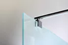 Walk-in, Aqualine Walk-in Fix zuhanyfal, 100x190cm, matt üveg WI100