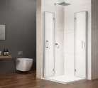 Zuhanyajtó, Sapho Gelco LORO  harmónikaajtó, sarokbelépős kabinhoz, 80 cm GN4780
