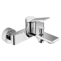   Kádtöltő csaptelep, Aqualine Bolero fali kádtöltő csaptelep zuhanyváltóval BC010