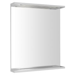   Fürdőszoba tükör, Aqualine KORIN LED tükör világítással, 60x70x12cm KO390S