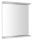 Fürdőszoba tükör, Aqualine KORIN LED tükör világítással, 60x70x12cm KO390S