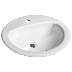   Mosdó, Aqualine pultba süllyeszthető kerámiamosdó, 52x45cm 55227