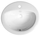 Mosdó, Aqualine pultba süllyeszthető kerámiamosdó, 52x45cm 55227