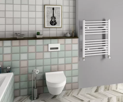 Egyenes radiátor, Aqualine DIRECT Fürdőszobai radiátor 500x640 mm ILR65T