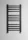 Egyenes radiátor, Sapho METRO fürdőszobai radiátor, 450x890mm, matt fekete IR400TB