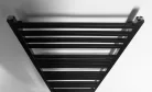 Egyenes radiátor, Sapho METRO fürdőszobai radiátor, 600x1510mm, matt fekete IR420TB