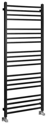 Egyenes radiátor, Sapho METRO fürdőszobai radiátor, 600x1510mm, matt fekete IR420TB