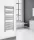 Íves radiátor, Aqualine ALYA íves fürdőszobai radiátor, 600x1420 mm, króm LLC204