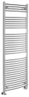 Íves radiátor, Aqualine ALYA íves fürdőszobai radiátor, 600x1703 mm, króm LLC205