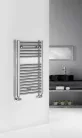 Egyenes radiátor, Aqualine ALYA fürdőszobai radiátor, 450x803 mm, króm LLR101