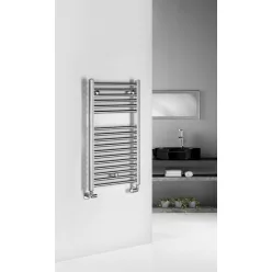   Egyenes radiátor, Aqualine ALYA fürdőszobai radiátor, 450x803 mm, króm LLR101