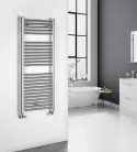 Egyenes radiátor, Aqualine ALYA fürdőszobai radiátor, 500x1230 mm, króm LLR104
