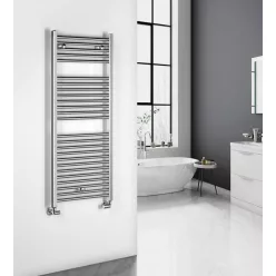   Egyenes radiátor, Aqualine ALYA fürdőszobai radiátor, 500x1230 mm, króm LLR104