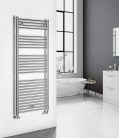 Egyenes radiátor, Aqualine ALYA fürdőszobai radiátor, 600x1420 mm, króm LLR105