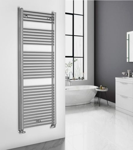 Egyenes radiátor, Aqualine ALYA fürdőszobai radiátor, 600x1703 mm, króm LLR106
