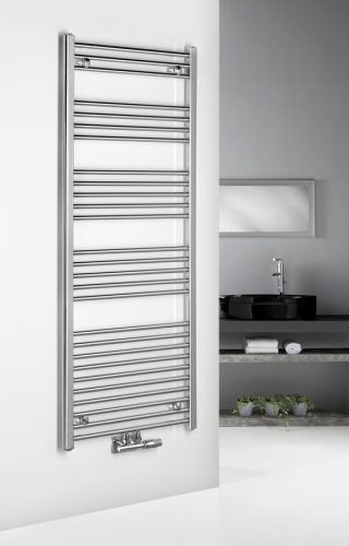 Egyenes radiátor, Aqualine ALYA fürdőszobai radiátor, középső bekötéssel, 600x1600 mm, LLS305