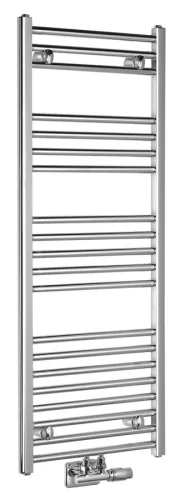 Egyenes radiátor, Aqualine ALYA fürdőszobai radiátor, középső bekötéssel, 400x1188 mm, LLS308
