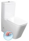 WC, Sapho Porto RIMLESS monoblokkos WC PC102WR