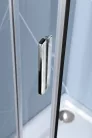 Zuhanykabin, Sapho Polysan EASY LINE íves zuhanykabin, 120x80 cm, L/R, transzparent üveg EL2315
