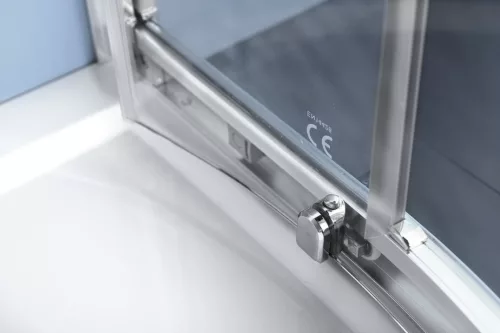 Zuhanykabin, Sapho Polysan EASY LINE íves zuhanykabin, 120x80 cm, L/R, transzparent üveg EL2315