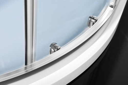 Zuhanykabin, Sapho Polysan EASY LINE íves zuhanykabin, 110x80 cm, L/R, transzparent üveg EL2415