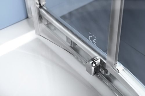 Zuhanykabin, Sapho Polysan EASY LINE íves zuhanykabin, 110x80 cm, L/R, transzparent üveg EL2415