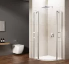 Zuhanykabin, Sapho Gelco LORO íves zuhanykabin, 900x900mm, transzparent GN5590