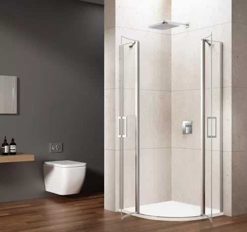 Zuhanykabin, Sapho Gelco LORO íves zuhanykabin, 900x900mm, transzparent GN5590