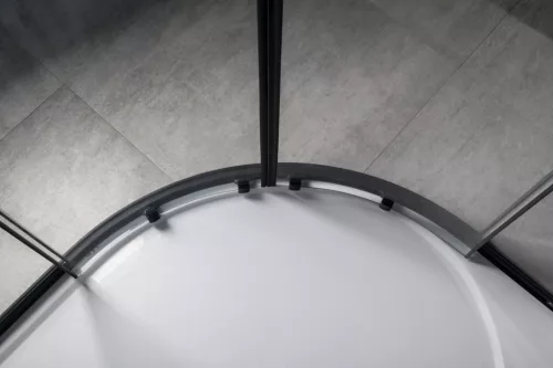 Zuhanykabin, Sapho Gelco SIGMA SIMPLY íves zuhanykabin, 100x100 cm GS5510B