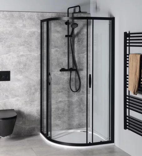 Zuhanykabin, Sapho Gelco SIGMA SIMPLY íves zuhanykabin, 100x100 cm GS5510B