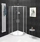 Zuhanykabin, Sapho Gelco SIGMA SIMPLY íves zuhanykabin, 80x80 cm GS5580