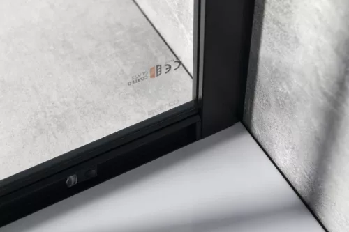 Zuhanykabin, Sapho Gelco SIGMA SIMPLY íves zuhanykabin, 80x80 cm matt fekete GS5580B