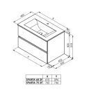 Alsó szekrény, Tboss Sparta 60 2F