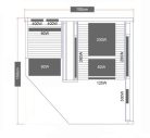 Szauna, Sanotechnik Carbon 3 infraszauna, kétszemélyes J11150